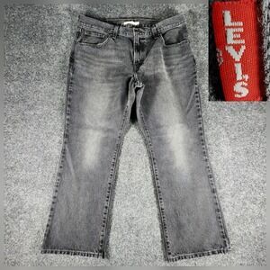 Levi's Middy Ankle Bootcut Premium Big E Jeans Black Women's 32x27 Fit 35x26